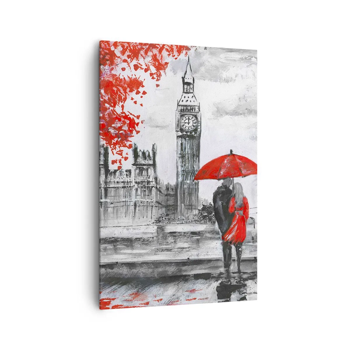 Canvas picture - In Love with London - 80x120 cm