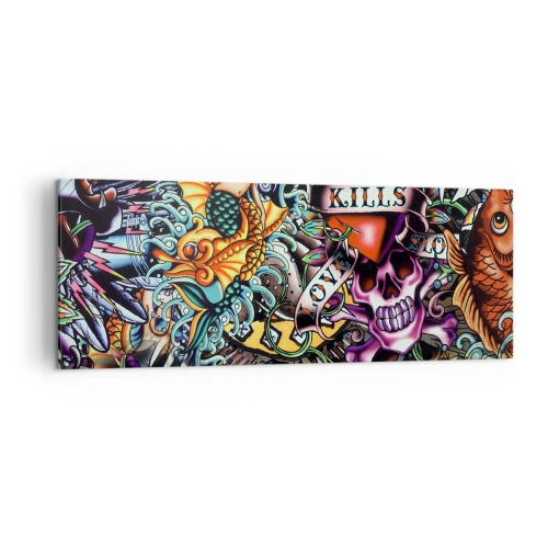 Canvas picture - Dream of a Tattoo Artist - 140x50 cm