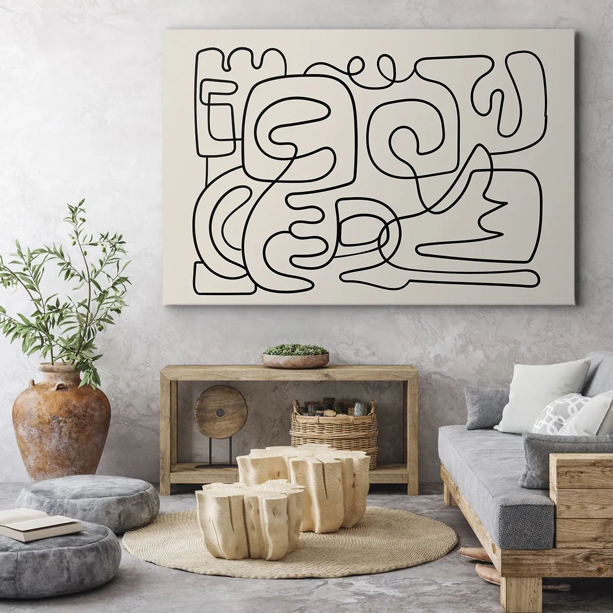 Canvas picture - Tracing - 100x70 cm