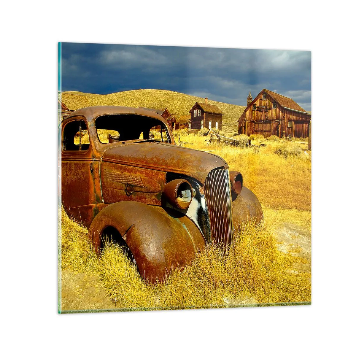 Glass picture - Deserved Rest - 40x40 cm