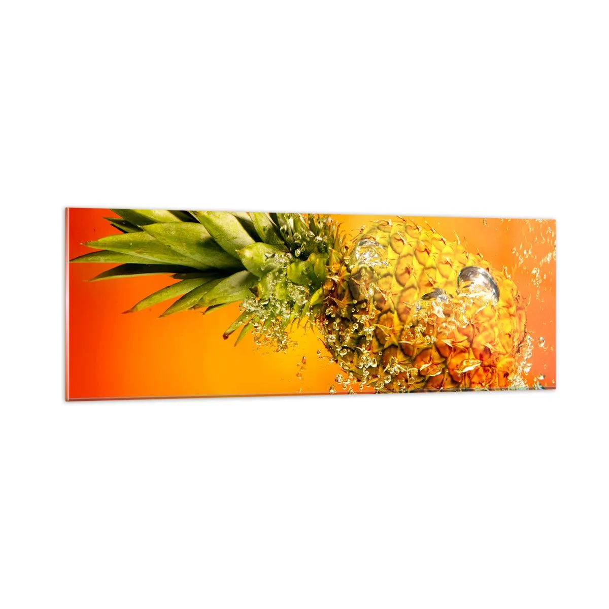 Glass picture - Tropical Juicy Freshness - 90x30 cm