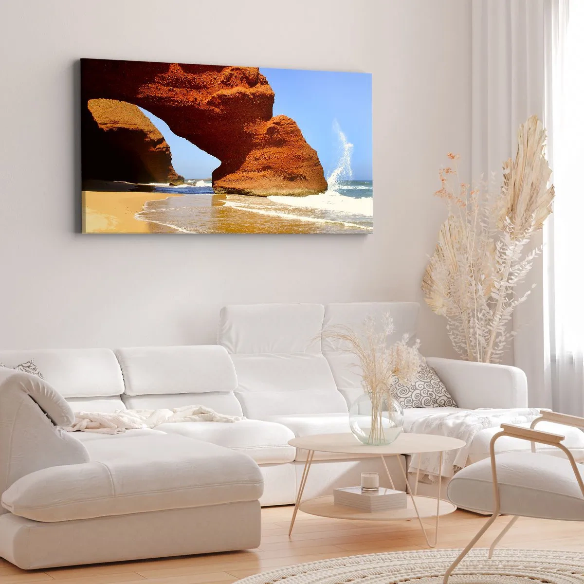 Canvas picture - Water and Wind through Thousands of Years - 100x40 cm