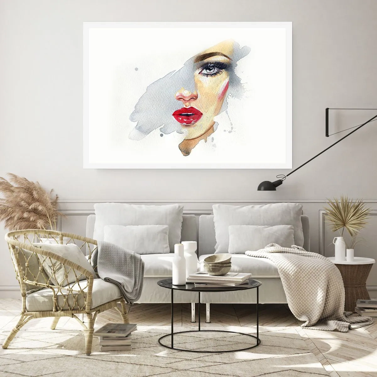 Poster - Reflection in a Waterdrop - 50x40 cm