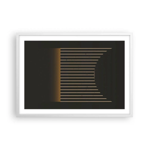 Poster in white frmae - Investigating Darkness - 70x50 cm