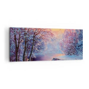 Canvas picture - Colours of Winter - 120x50 cm