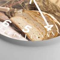 Clock face with numbers