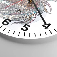 Clock face with numbers