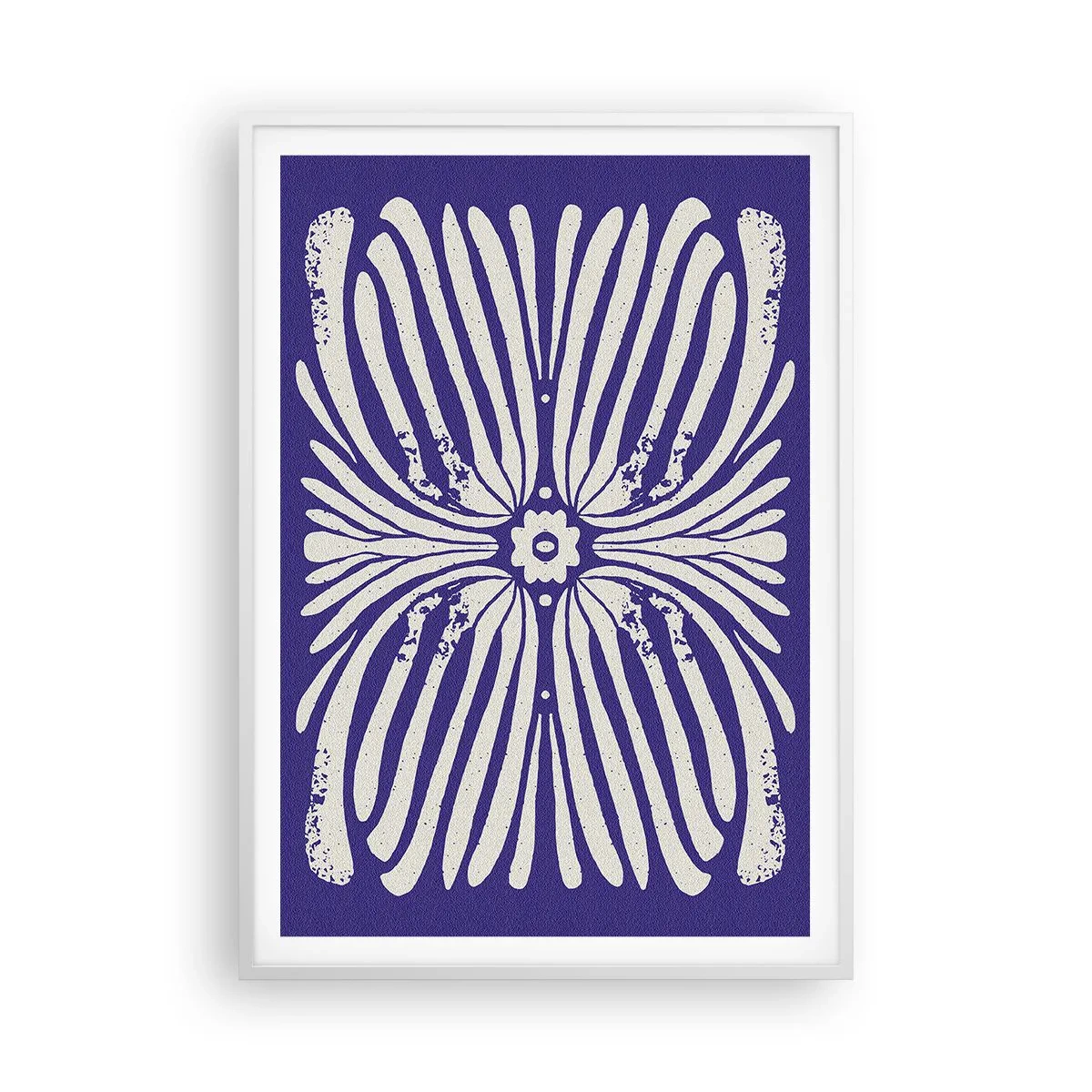 Poster in white frmae - Ethnic Inspirations - 70x100 cm