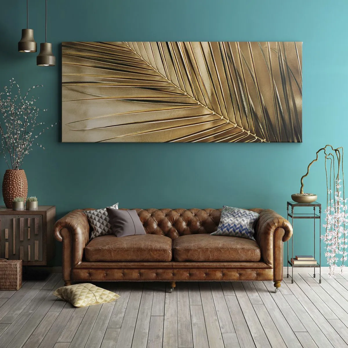 Canvas picture - Natural Colonnade - 120x50 cm
