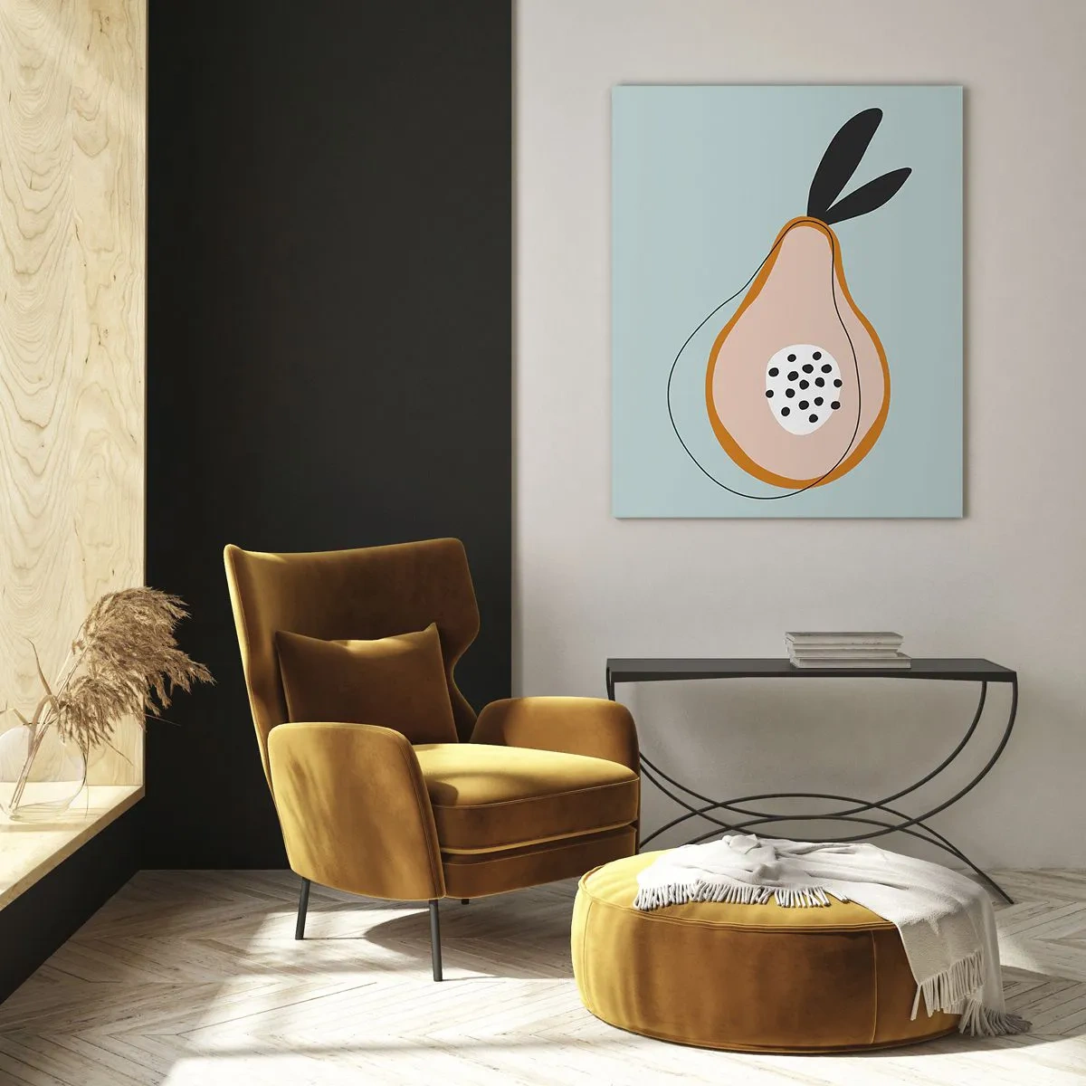 Glass picture - Penetrating the Nature of Things - 50x70 cm