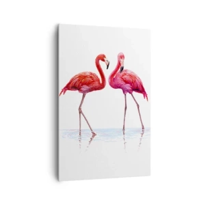 Canvas picture - Pink Rendezvous - 80x120 cm