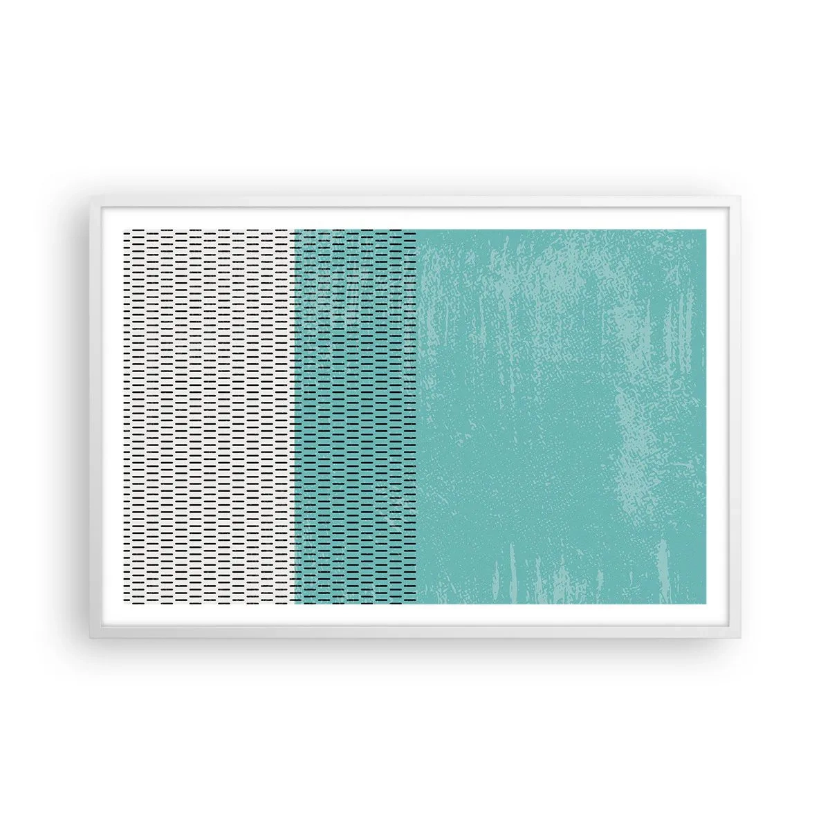 Poster in white frmae - Balanced Composition - 91x61 cm