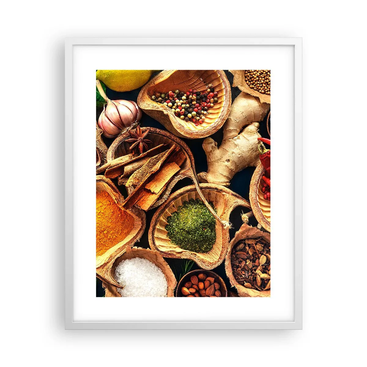 Poster in white frmae - Take What You Want - 40x50 cm