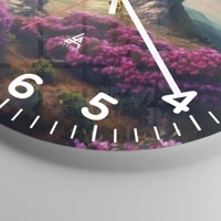 Clock face with numbers