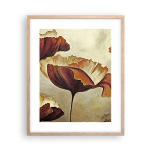 Poster in light oak frame - Piece of Meadow - 40x50 cm