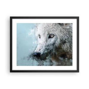 Poster in black frame - Meet Wolf Soul - 50x40 cm