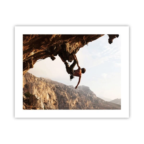 Poster - The Whole World on a Sharp Cliff - 50x40 cm