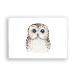 Poster in white frmae - Look Me in the Eyes - 100x70 cm