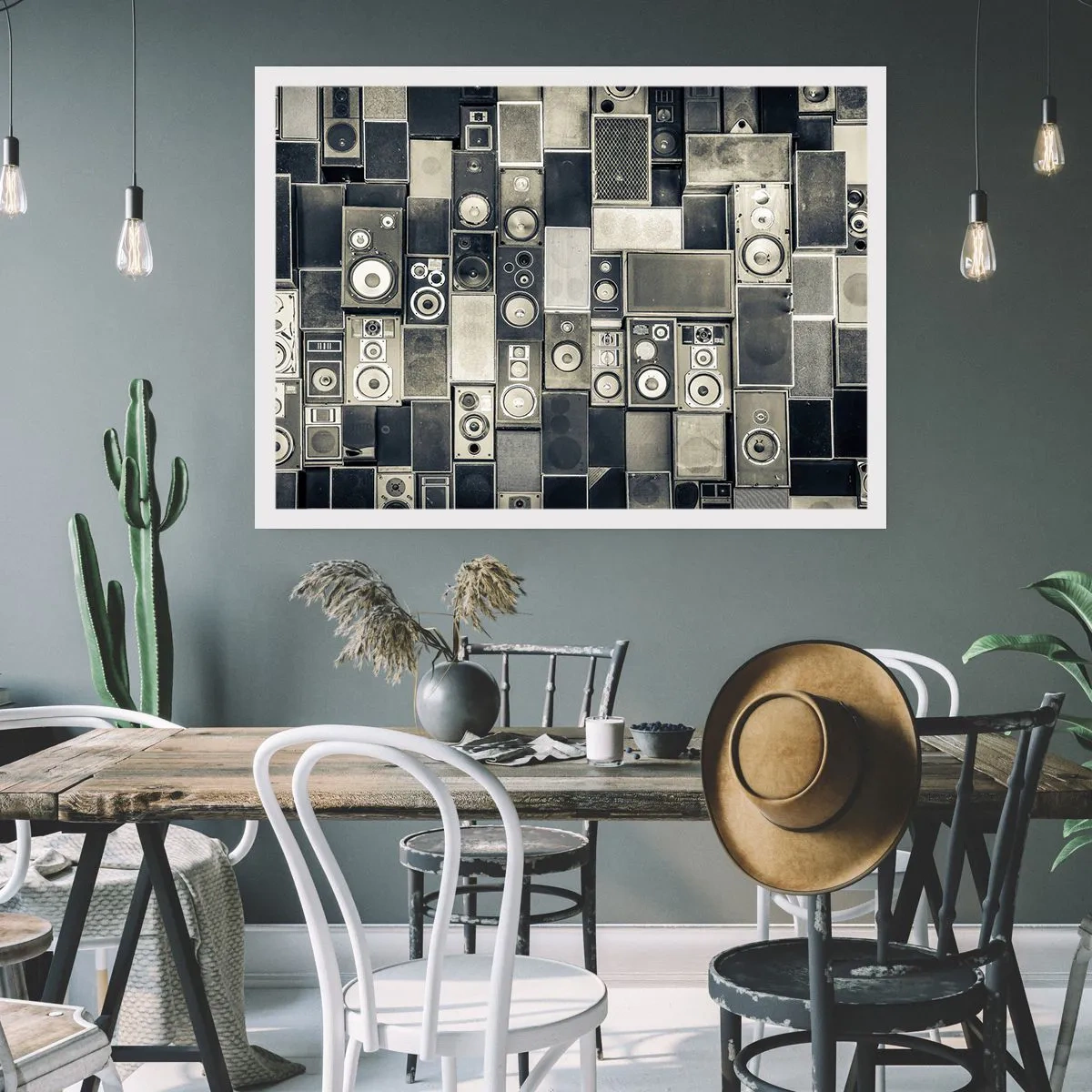 Poster - And Music Is Playing - 70x50 cm
