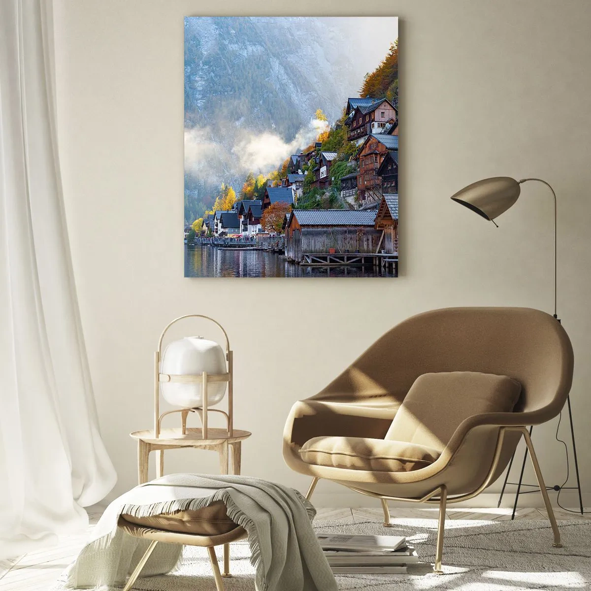 Glass picture - Alpine Atmosphere - 50x70 cm