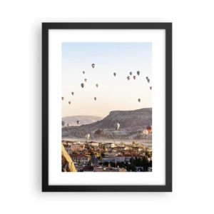 Poster in black frame - Like Ships in the Sky - 30x40 cm