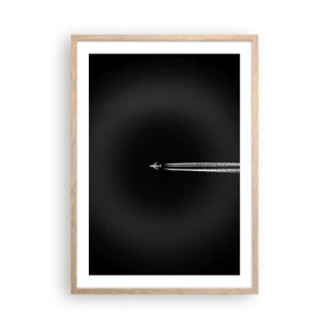 Poster in light oak frame - Into Another Dimension - 50x70 cm