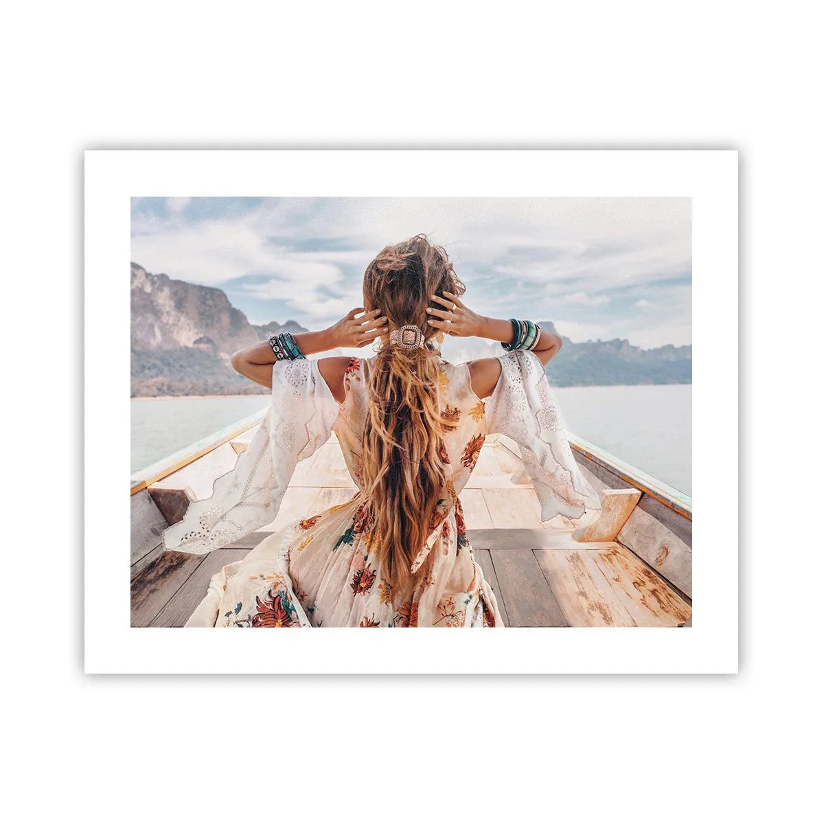 Poster - On the Way to Happiness - 50x40 cm