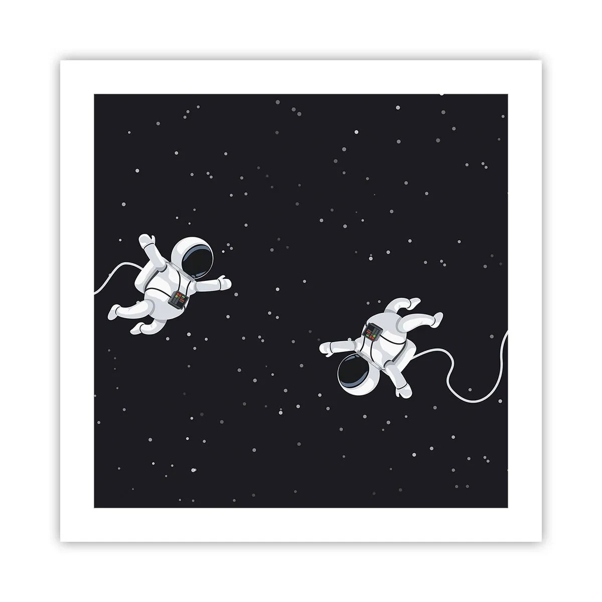 Poster - Space Dance - 50x50 cm