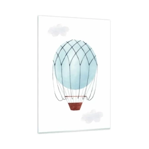 Glass picture - All in the Clouds - 80x120 cm