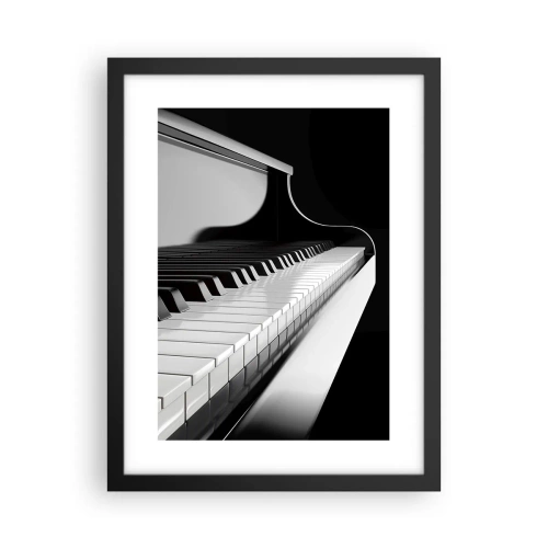 Poster in black frame - Harmony of Shapes and Colours - 30x40 cm