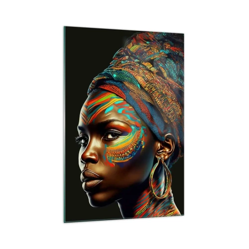 Glass picture - African Queen - 70x100 cm