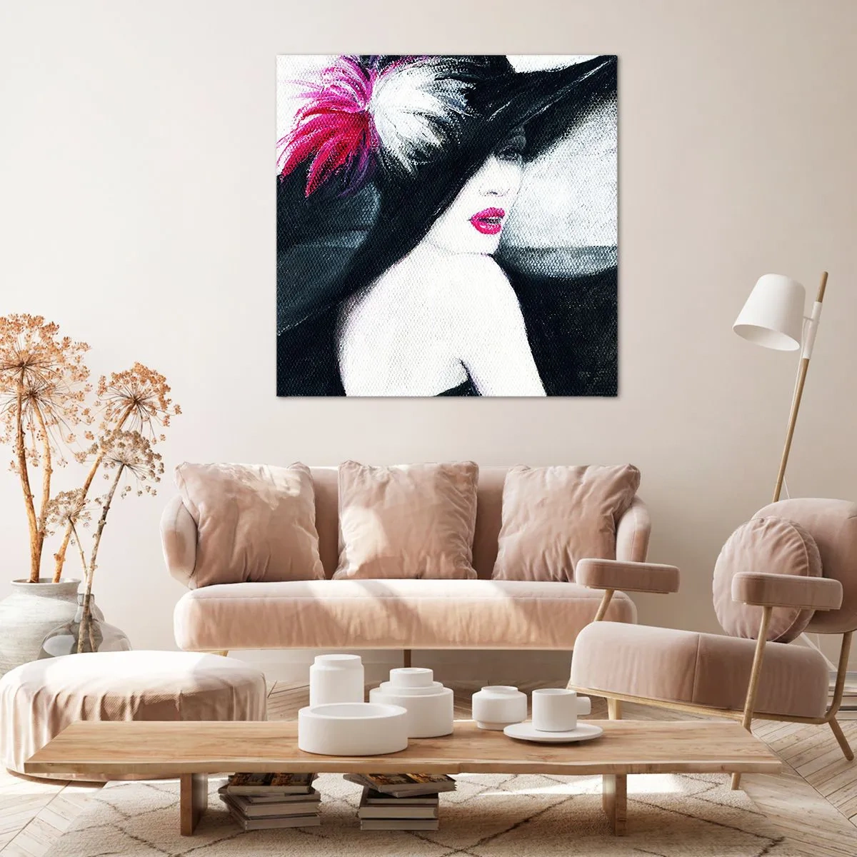 Canvas picture - Always a Secret - 50x50 cm