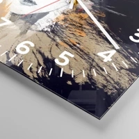 Clock face with numbers