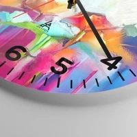 Clock face with numbers