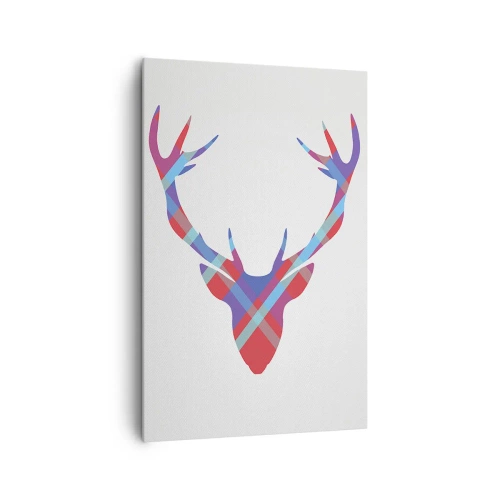 Canvas picture - Scottish Deer - 80x120 cm
