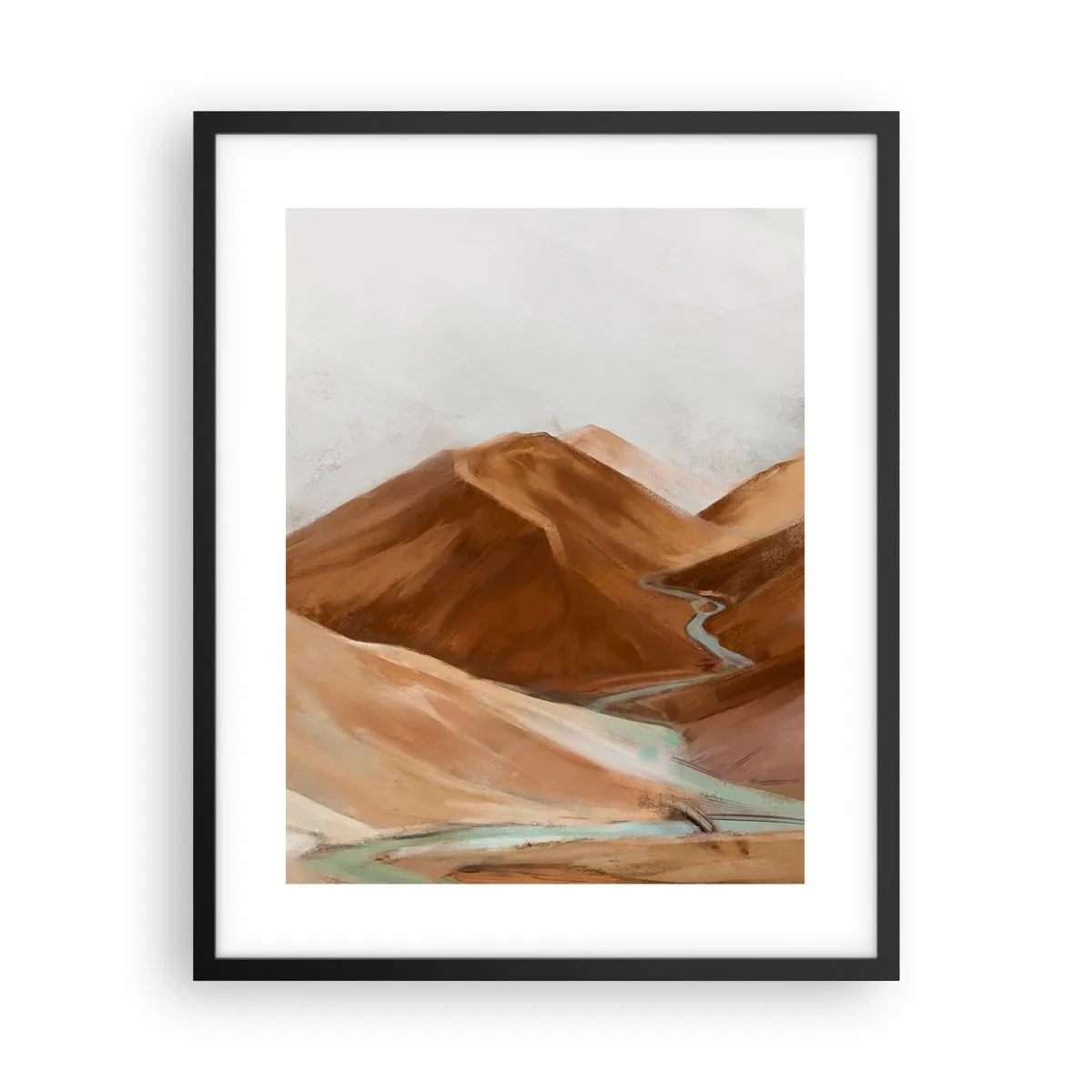 Poster in black frame - To the Source - 40x50 cm