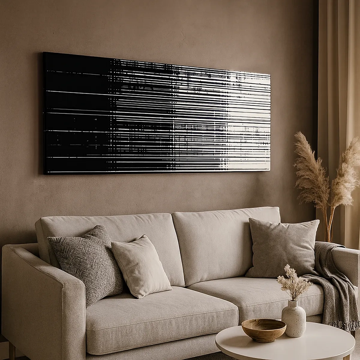 Canvas picture - Waves and Vibrations - 30x30 cm