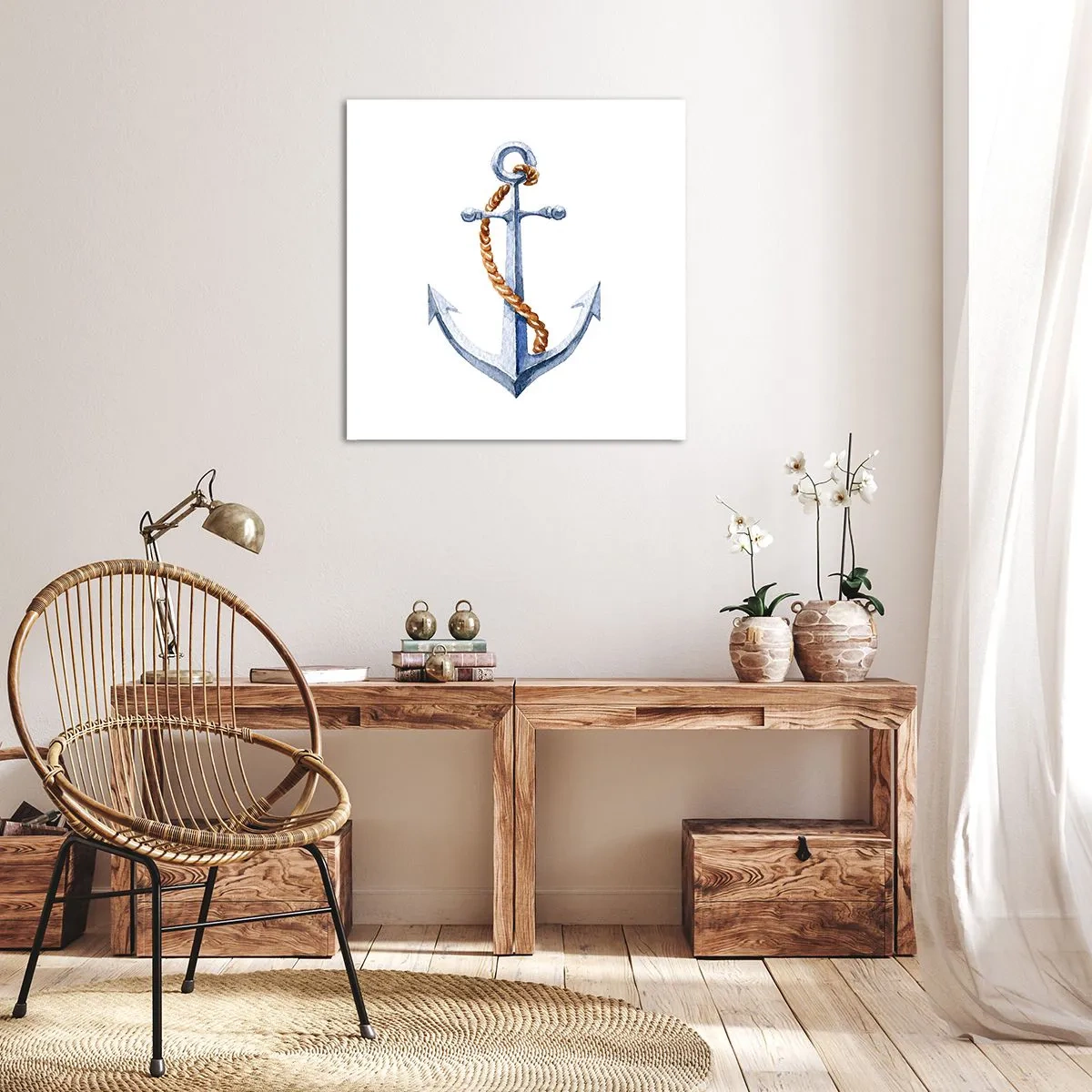 Canvas picture - Ahoy Adventure! - 30x30 cm