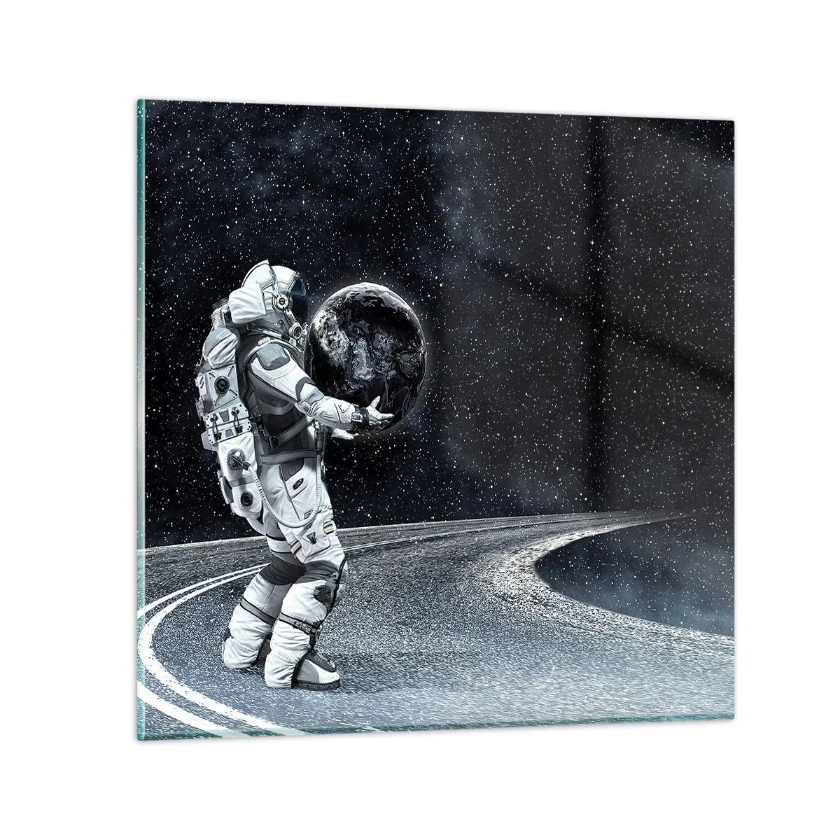 Glass picture - On the Milky Way - 70x70 cm