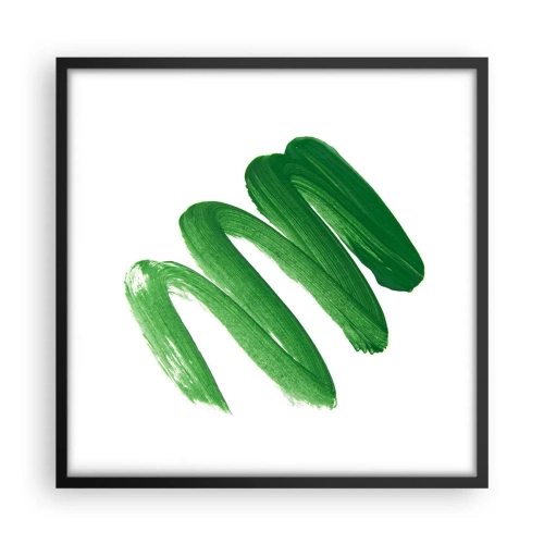 Poster in black frame - Green Joke - 50x50 cm