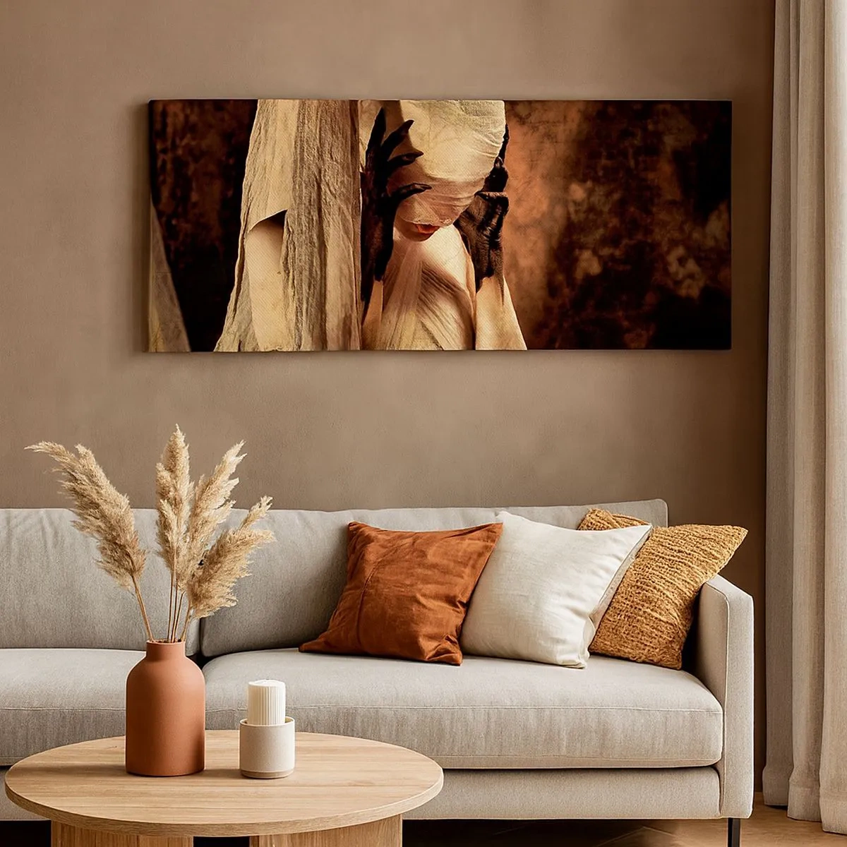 Canvas picture - Between Good and Evil - 100x40 cm