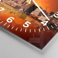 Clock face with numbers