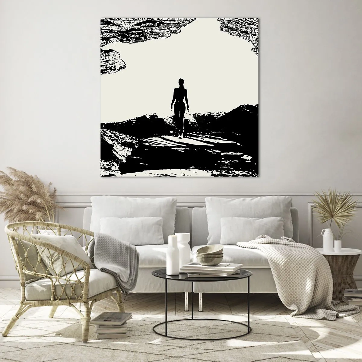 Glass picture - New Look - 40x40 cm