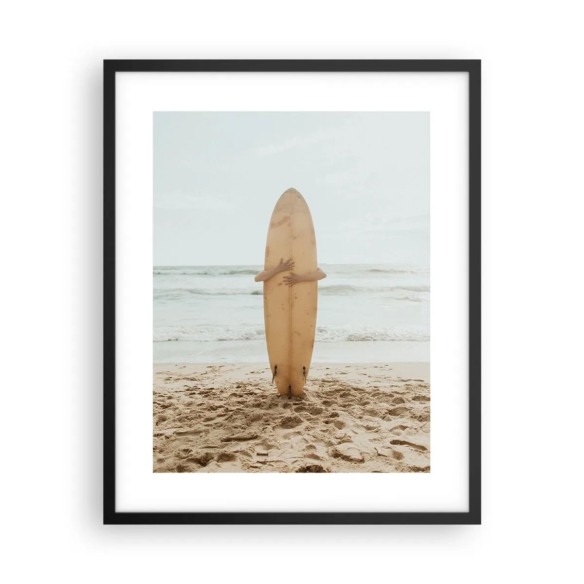 Poster in black frame - From Love for the Waves - 40x50 cm
