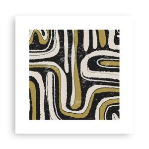 Poster - Compositions: Tracks and Alleys - 30x30 cm