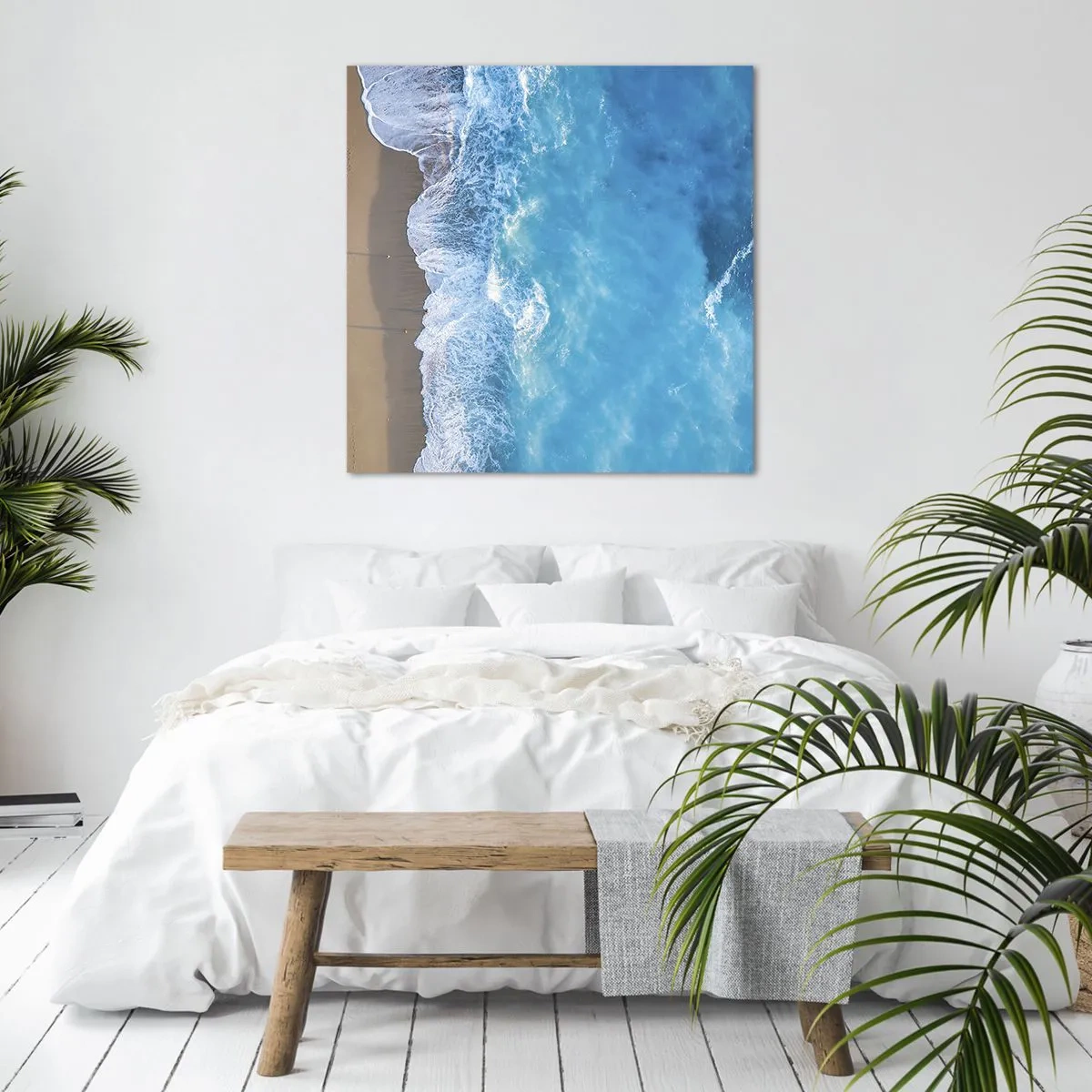 Canvas picture - Power of the Blue - 40x40 cm