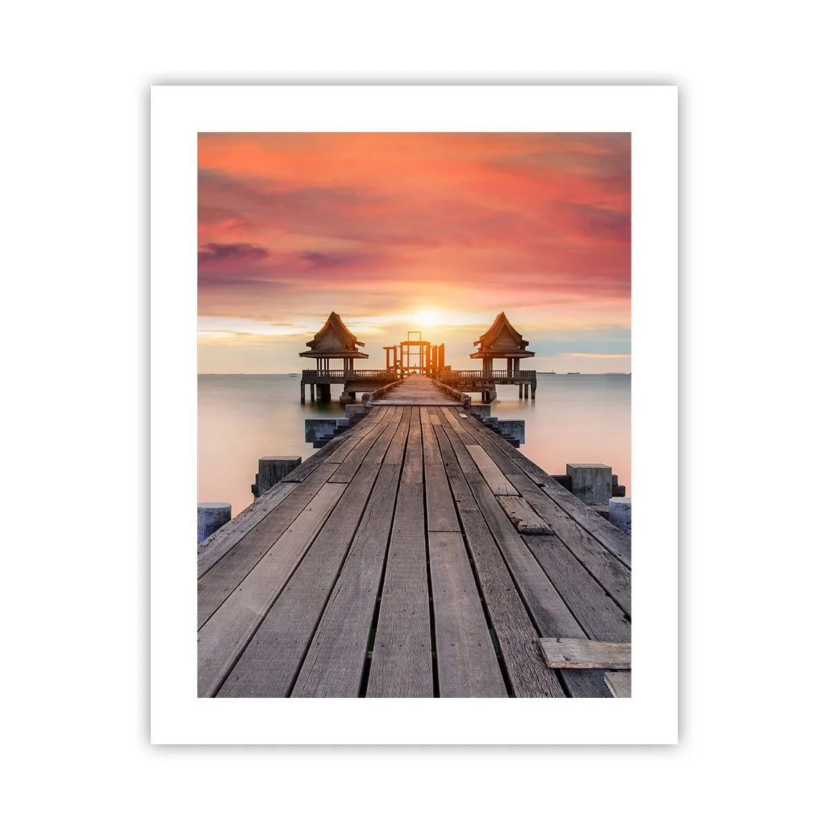 Poster - Sunset on the East - 40x50 cm