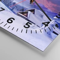 Clock face with numbers