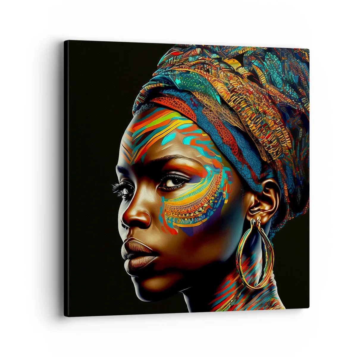 Canvas picture - African Queen - 40x40 cm