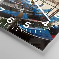 Clock face with numbers